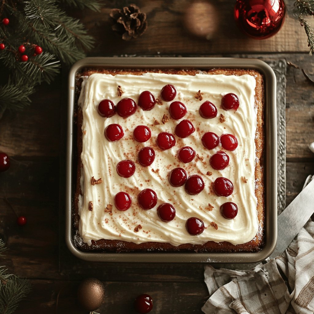 Eierlikör-Kirsch-Blechkuchen