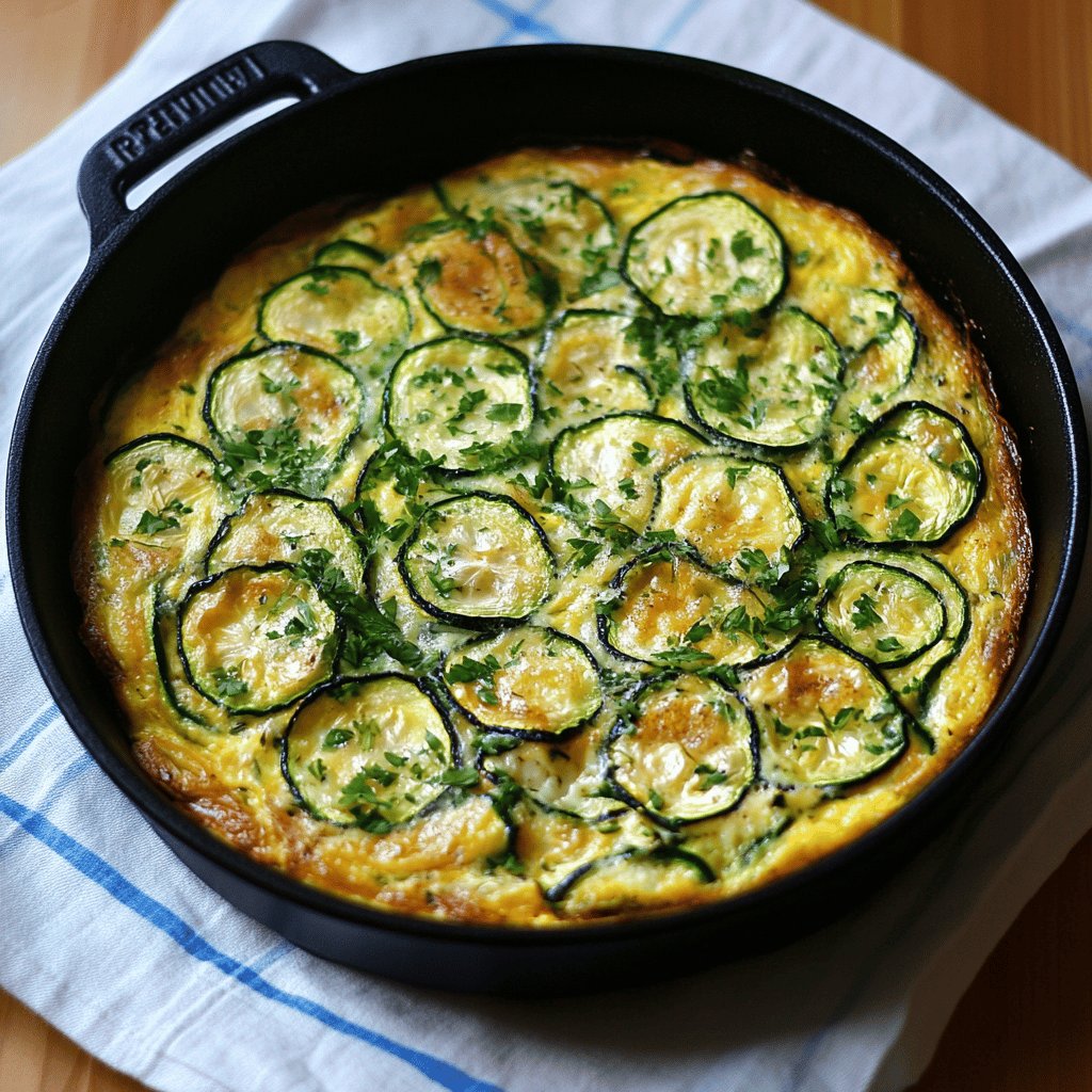 Herzhafte Zucchini-Frittata