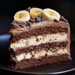 Schokoladen-Bananen-Sahnetorte