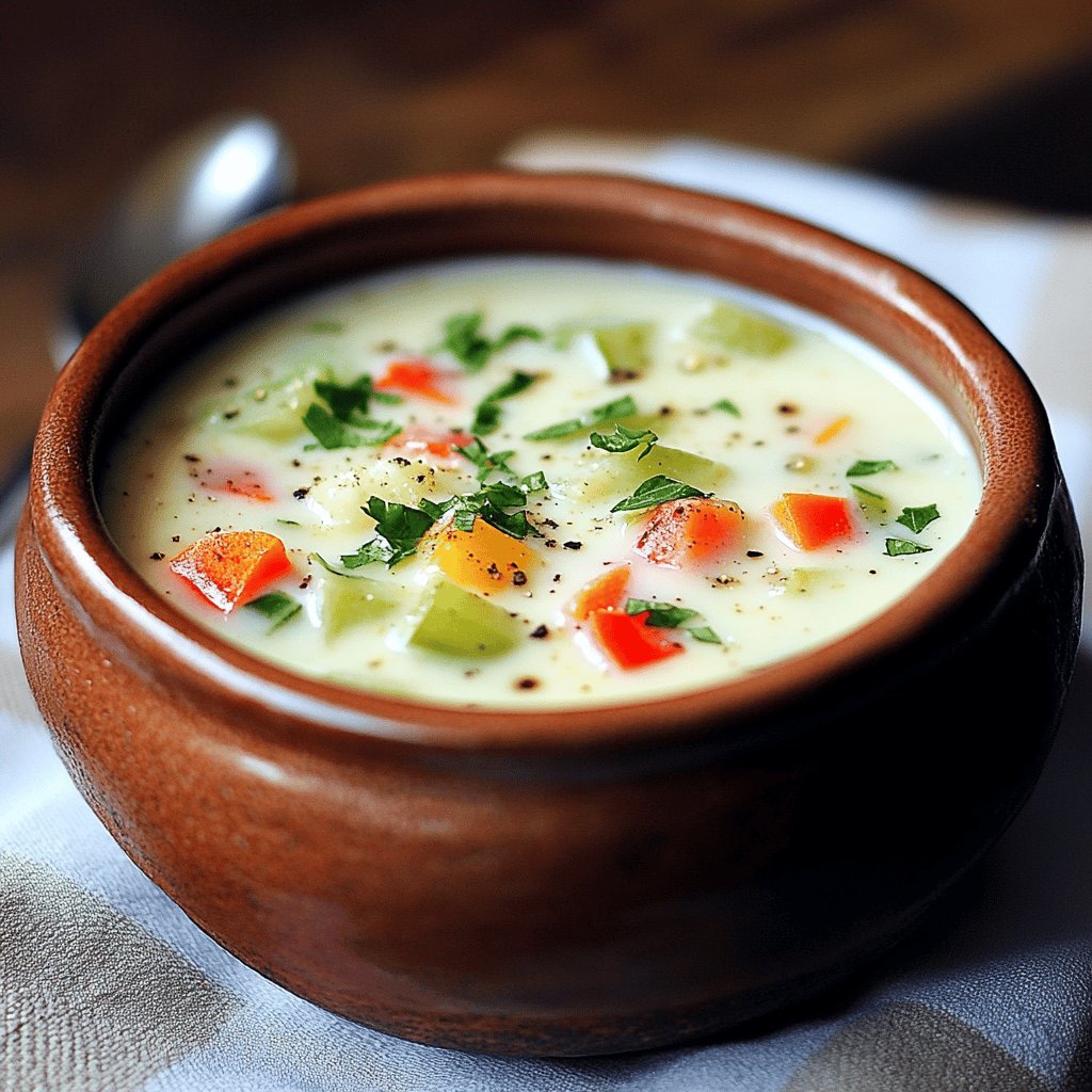 Paprikagemüse in Milch