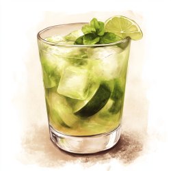 Erfrischende Virgin Caipirinha