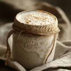 Einfacher Sauerteigansatz