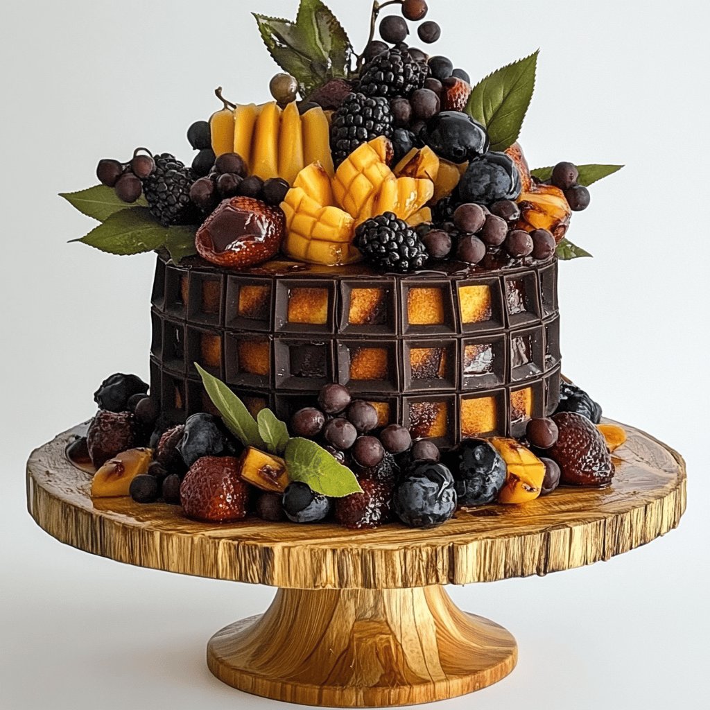 Knusprige Schichttorte