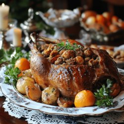 Traditionelle Gänsebratenfüllung