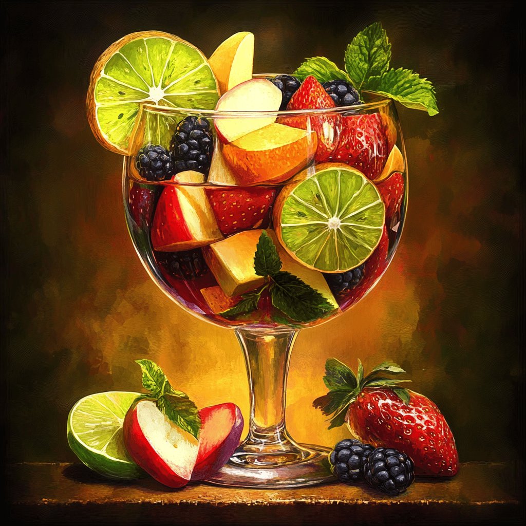 Erfrischender Fruchtcocktail