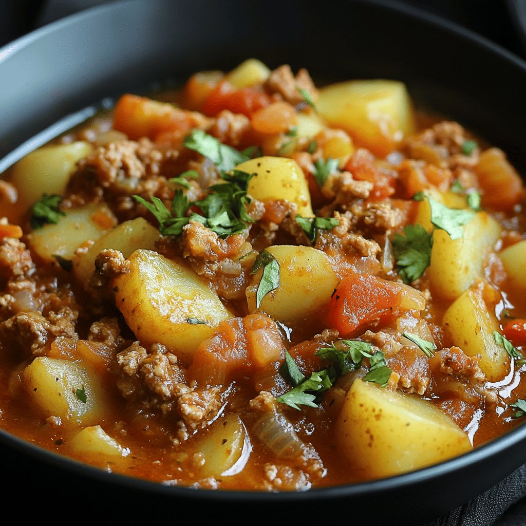 Kartoffel-Hackfleisch-Eintopf