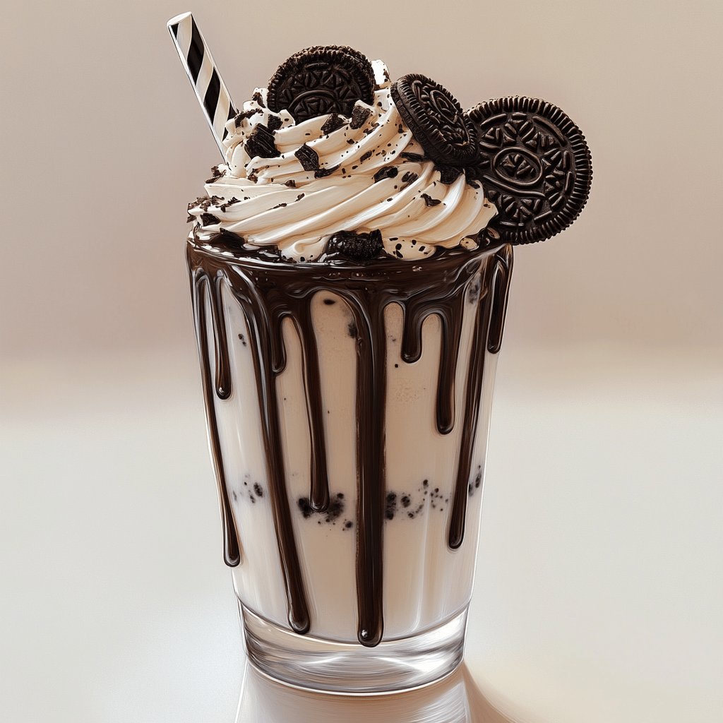 Klassischer Oreo-Milchshake